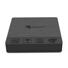 Beelink bt4 mini pc intel atom x5 z8500 quad core windows 10 mini pc 4k htpc com 4gb ram 64gb rom, usb 3.0, HD-MI e vga