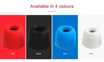 

Soft Memory Sponge For TRN Case Silicone Earphones Earbud Cover Tips Replacement Reinforced Bass Set Slow Rebound Ear Plugs