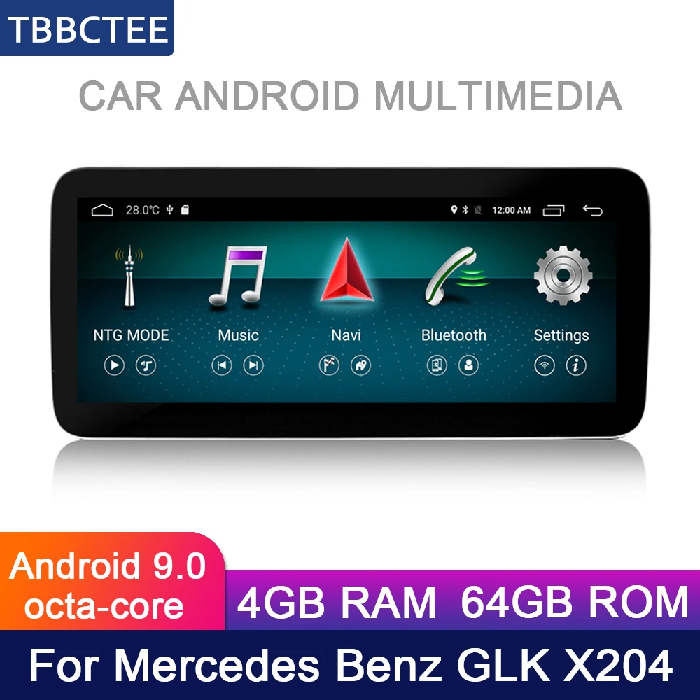 10,25 дюймов 4G 64G Android для Mecerdes Benz MB GLK X204 2008~ 2012 NTG автомобильный радиоэкран gps навигация Bluetooth WiFi Navi