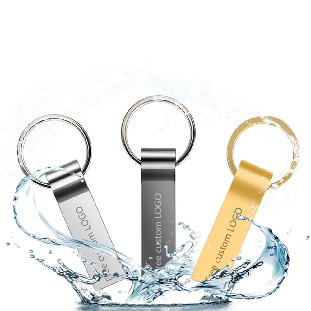 Металлический USB флеш-накопитель 128 Гб 64 ГБ 32 ГБ флеш-карта памяти 8 ГБ 4 ГБ флеш-накопитель 16 Гб usb флеш-накопитель 2,0 флэш-диск бесплатный логотип