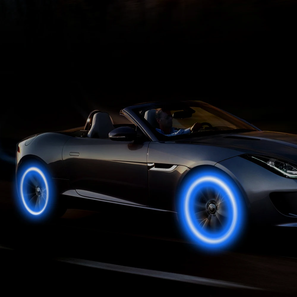 FORAUTO 2pcs Neon Lamp Car Tire Valve Cap Decorative Lantern Light stick type Mountain Bike Light Wheel Spokes Lamp LED Light FORAUTO 2pcs Neon Lamp Car Tire Valve Cap Decorative Lantern Light stick type Mountain Bike Light Wheel Spokes Lamp LED Light