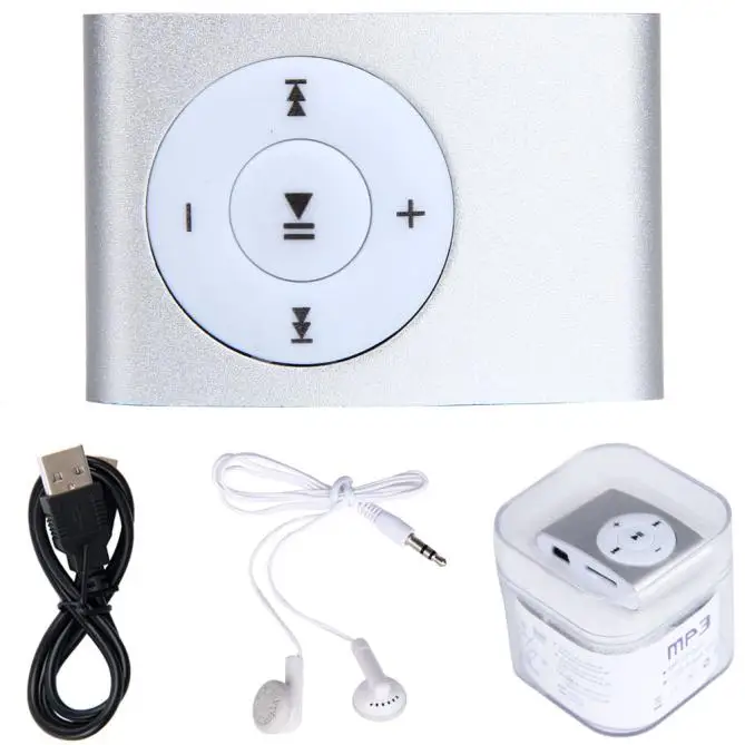 Mini reproductor de MP3 USB de diseño elegante, compatible con tarjeta Micro SD TF de 32GB con auriculares para 2/4/8/16GB/32GB, tarjeta Micro SD/TF