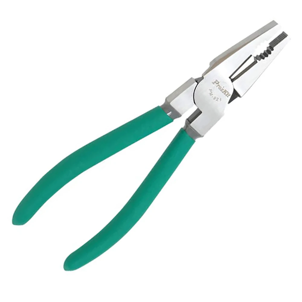 Pro'sKit PM-921 8" Labor-Saving Leverage Steel Wire Pliers Multifunctional labor-saving multi tooth electric cable pliers