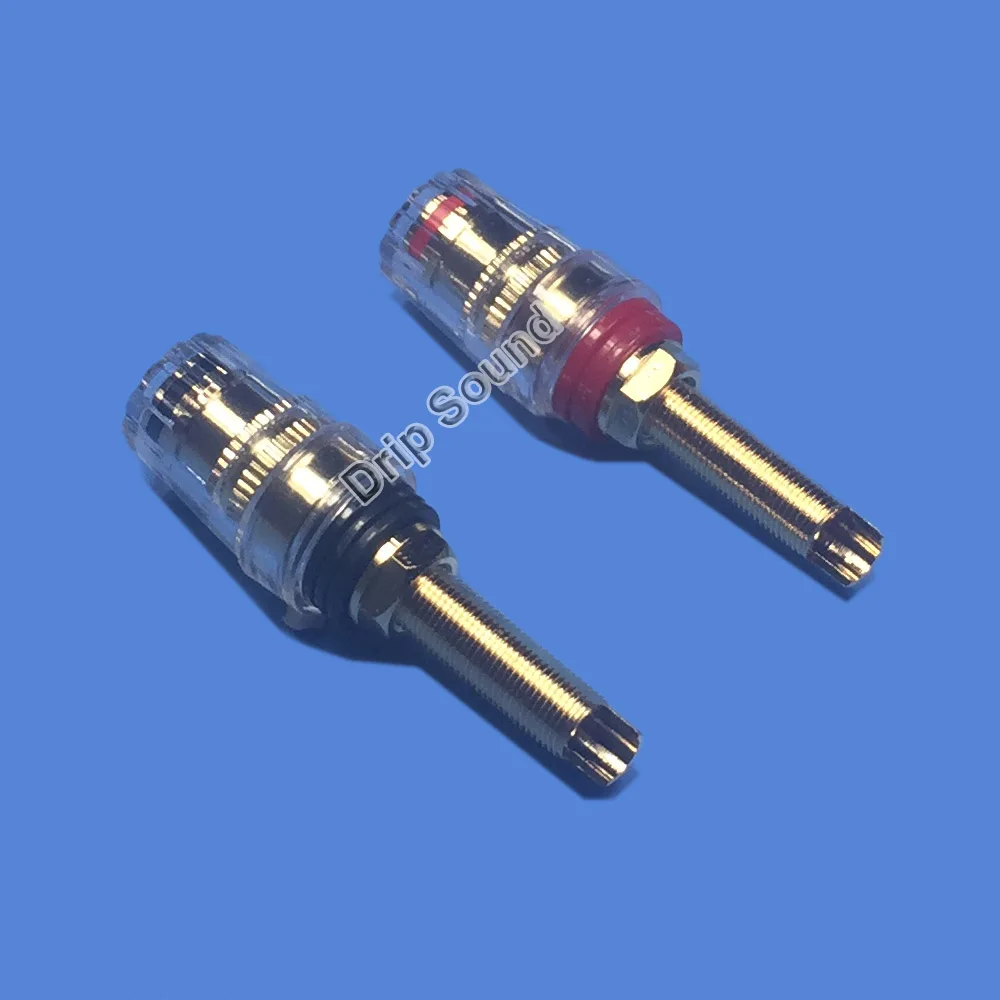 

2pcs Amplifier Speaker Terminal Binding Post Cable Plugs Jacks Socket Connector #2