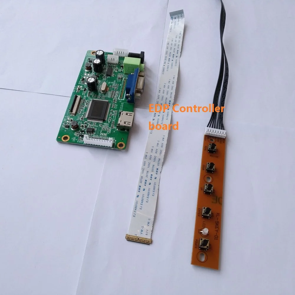 Для NT156WHM-N42 30Pin DIY KIT VGA lcd EDP плата контроллера драйвер экран дисплей 1366X768 Монитор 15,6"