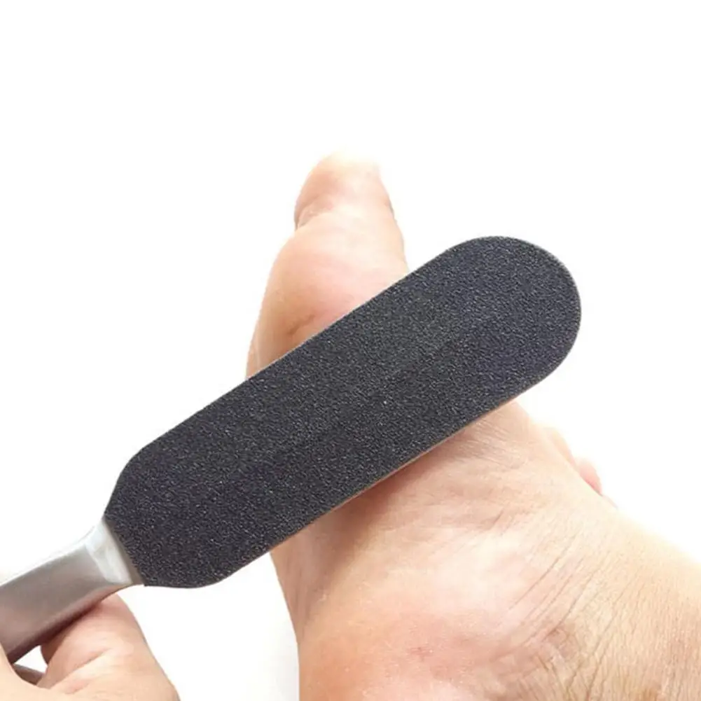 

Stainless Steel Foot Plate File Thickness Double-sided Foot Rubbing 10 File Pieces Foot Plate Frosting Of Peeling Sandpaper N9Q7