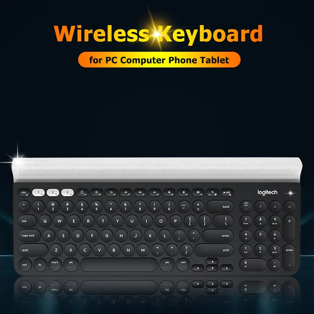 Беспроводная клавиатура Logitech K780 портативная полноразмерная Бесшумная для ПК