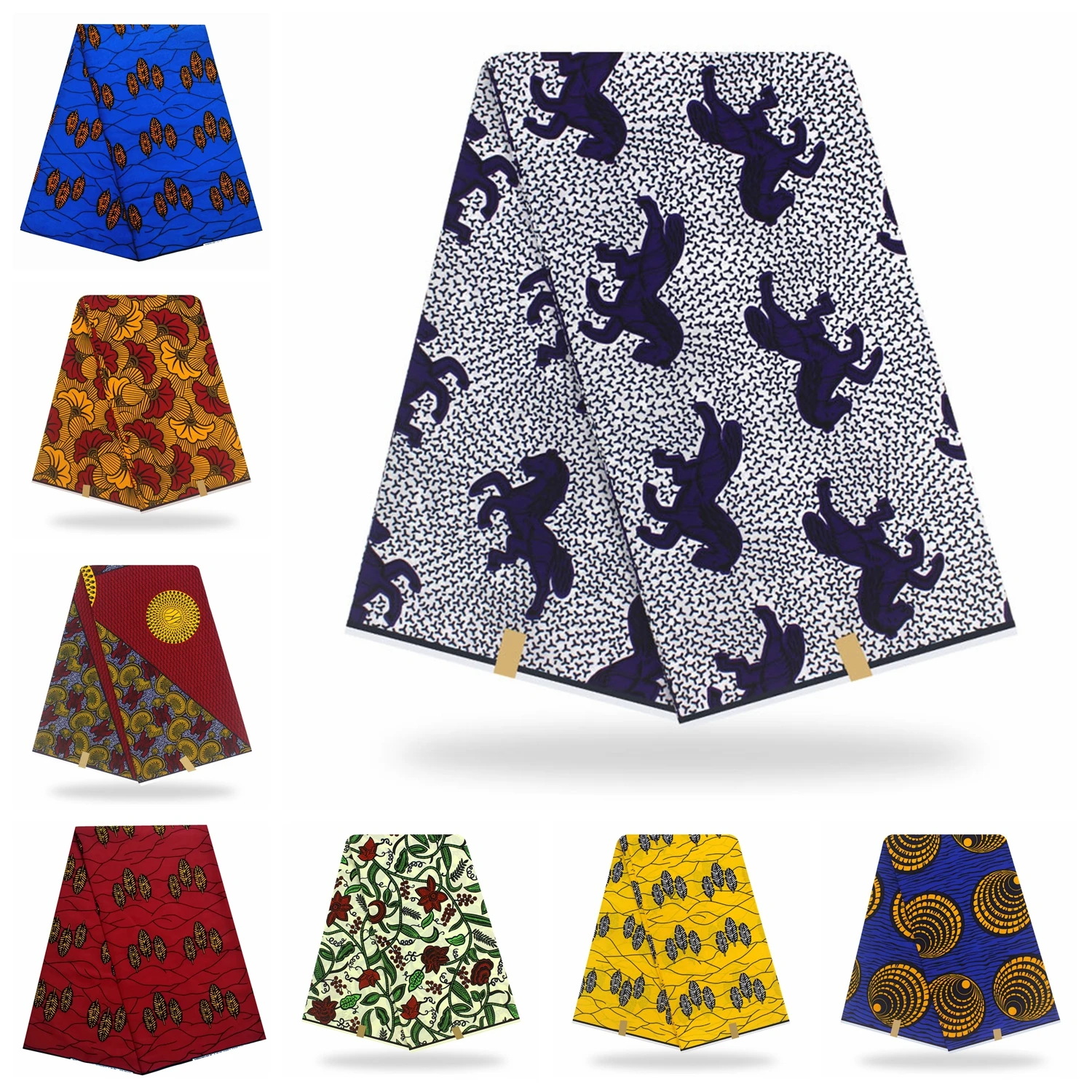 6 ярдов африканская кружевная ткань для шитья платье африканская Анкара ткань материал Африканский Воск Печать Ткань Tissus последняя