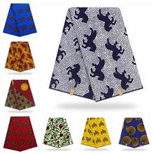 6 ярдов африканская кружевная ткань для шитья платье африканская Анкара ткань материал Африканский Воск Печать Ткань Tissus последняя