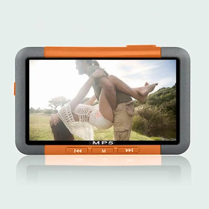 

3 inch Slim LCD HD 720P MP5 Video Music Media Player FM Radio 1280 x 720 Support MP3 AAC WMA WMV FLAC MIC Recording