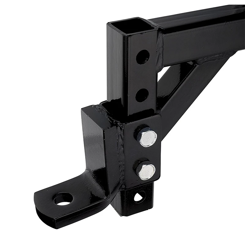 10" Adjustable Trailer Drop Down Steel Hitch Ball Mount Bar for 2" Receiver RV Tow Parts Car Camper Accessories Caravan