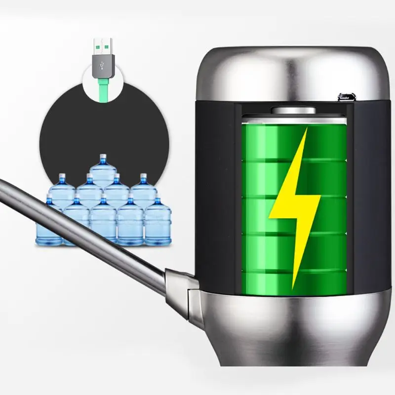 Интеллектуальный USB перезаряжаемый беспроводной Электрический автоматический насос для питьевой воды, умный диспенсер для путешествий, портативный Nov.19