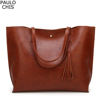 

2019 Big Women Handbag Pu Leather Women Shoulder Bags Designer Women Messenger Bags Ladies Casual Tote Bags sac a main
