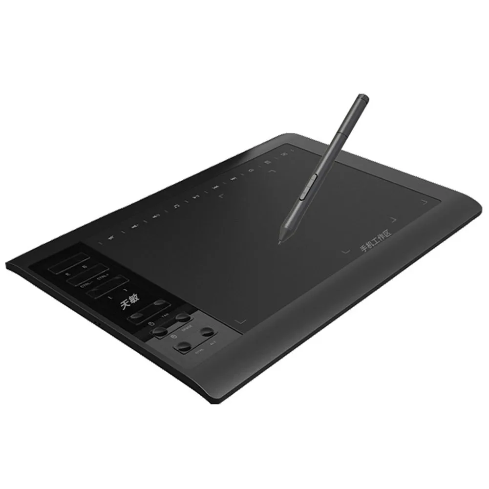 Художественный компьютерный инструмент для рисования, Пассивный стилус с 8192 уровневой ручкой, аксессуары для рисования, цифровой графический планшет для письма