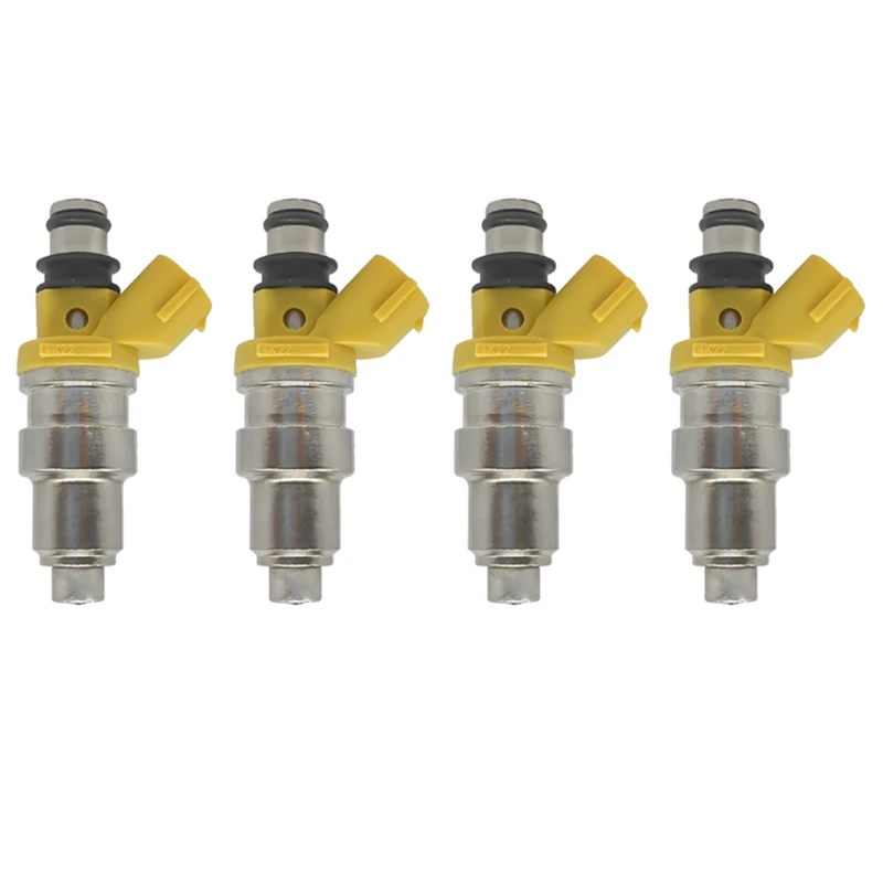 Top! 4Pcs Automobile Fuel Injector for Toyota AE100 Corolla 1991 1997