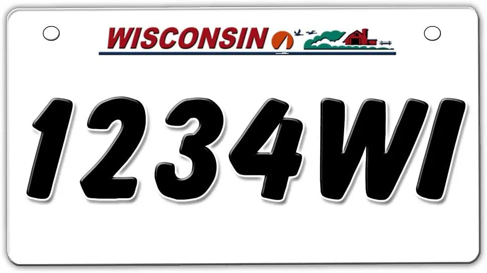 

ATV License Plate Car Front License Plate,Vanity Tag,Metal Car Plate,Aluminum Novelty License Plate,6 X 12 Inch (4 Holes)