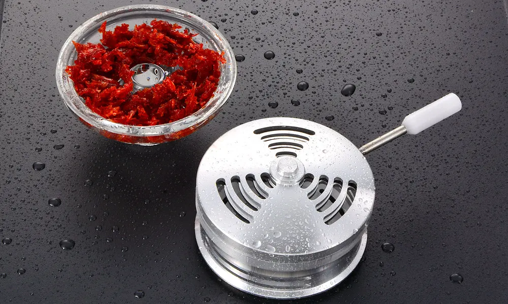 Серебряный алюминиевый сплав держатель угля для кальяна Cachimba трубка для кальяна теплохранитель Tabac Chicha Sisha Narguile аксессуары для чаши