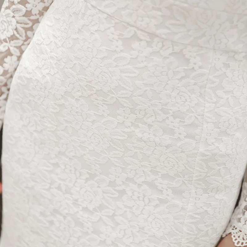 Женское летнее кружевное платье 2020 элегантное сексуальное до середины икры с