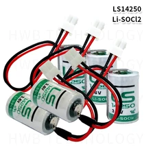 20 штук LS14250 14250 1/2AA LiSOCL2 3,6 V 1250 мА/ч, plc батарейки с вилкой