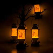 DishyKooker Рождественский Ретро светодиодный светильник-ветряк Санта Клаус Снеговик подвесной фонарь украшение лампа