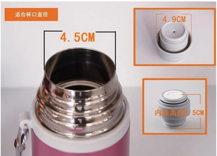 4 5 см термос Крышка Кружка розетка фляжка в форме пули крышка вакуумная колба