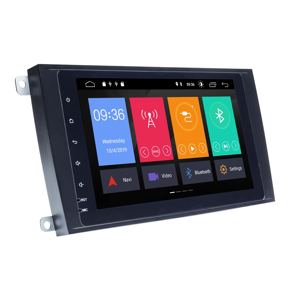 2 Din Android 9.0 Car Radio Multimedia Player For Porsche Cayenne GTS 2003-2010 GPS Navigation cd Audio DVD stereo Head unit955m