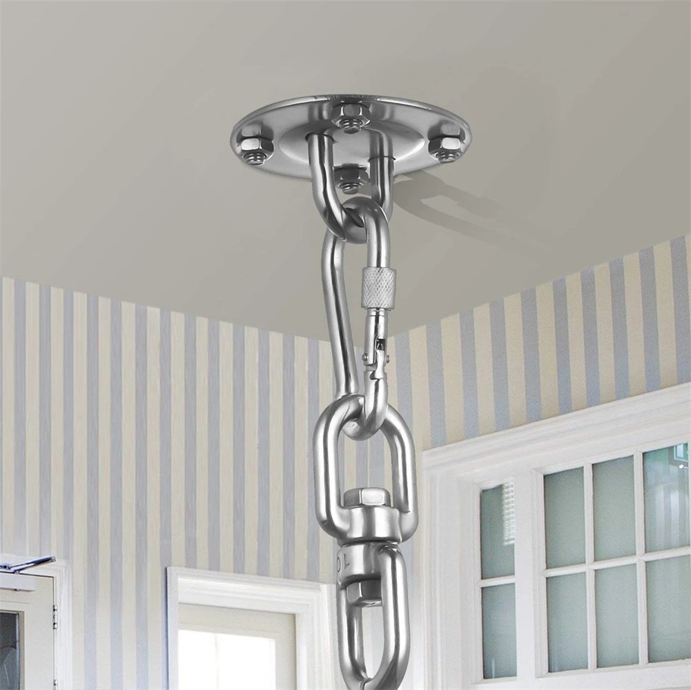 Stainless Steel Suspension Bracket Hammock Mount Ceiling Hook Anchor