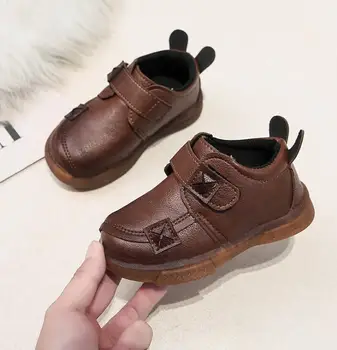 

Baby Boys Shoes British Children kids Leather shoes Solid Leather Formal Princess Single Party Wedding Casual Shoes