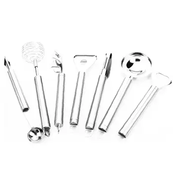 

Kitchen Utensil Set Stainless Steel Cooking Utensil Nonstick Kitchen Gadgets 7Pcs