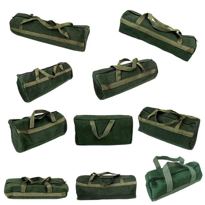 best tool bag Portable Tool Kit Wrenches Screwdrivers Pliers Metal Parts Storage Bag Multi-function Canvas Waterproof Storage Hand Tool Bag diamondback tool bags