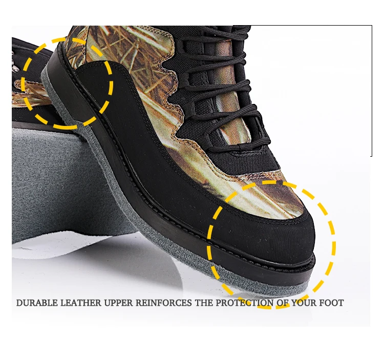 Ботинки Neygu camo с войлочной подошвой, изготовленные из быстросохнущей ткани. Aqua сапоги могут быть использованы в Отдых на природе, охота