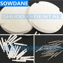 Стоматологическая лаборатория соты обжига лотки с циркониевые шпильки, пан стойки круг пластины Холдинг пфмс для спекания