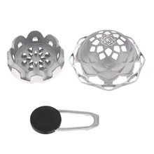 Алюминиевый сплав серебристый уголь для кальяна держатель/контейнер Кальян Шиша аксессуары для курения аксессуары для мужчин подарок