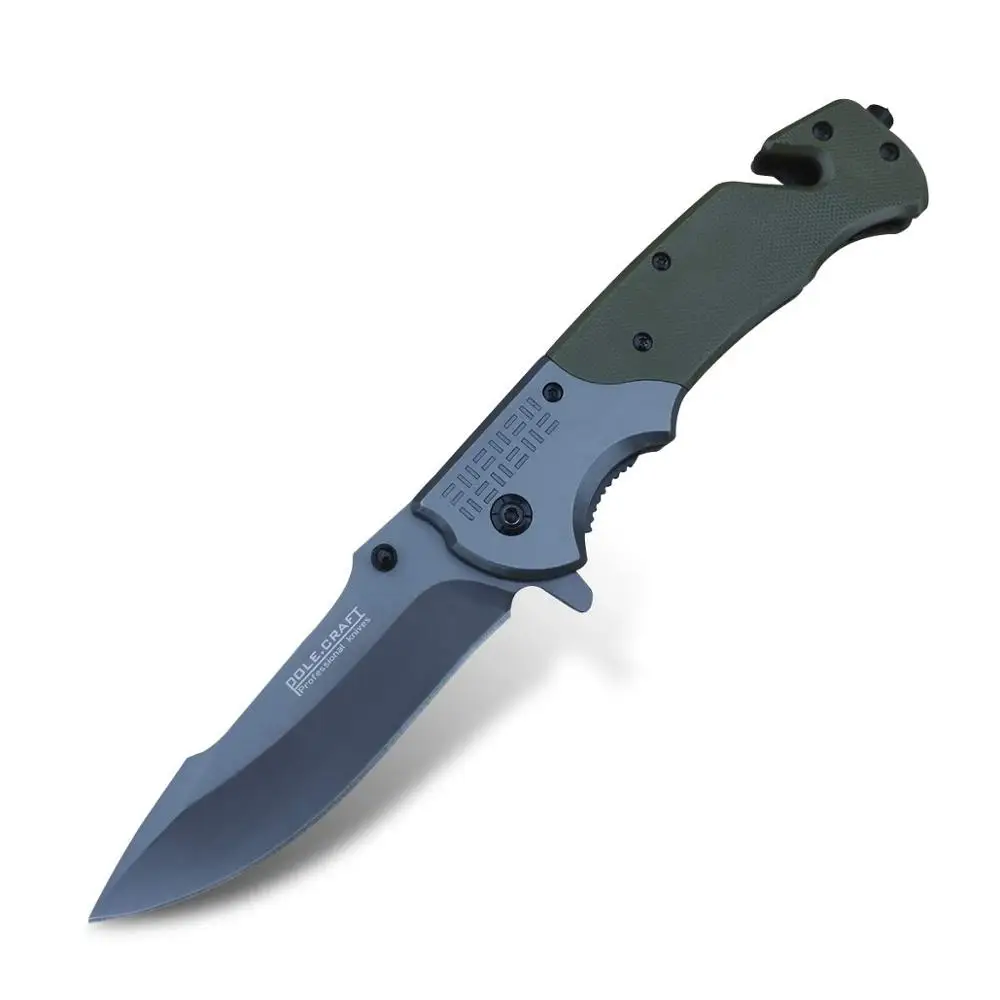 Folding Knife Survival Pocket Knife Camping Fast Open Folding Knife