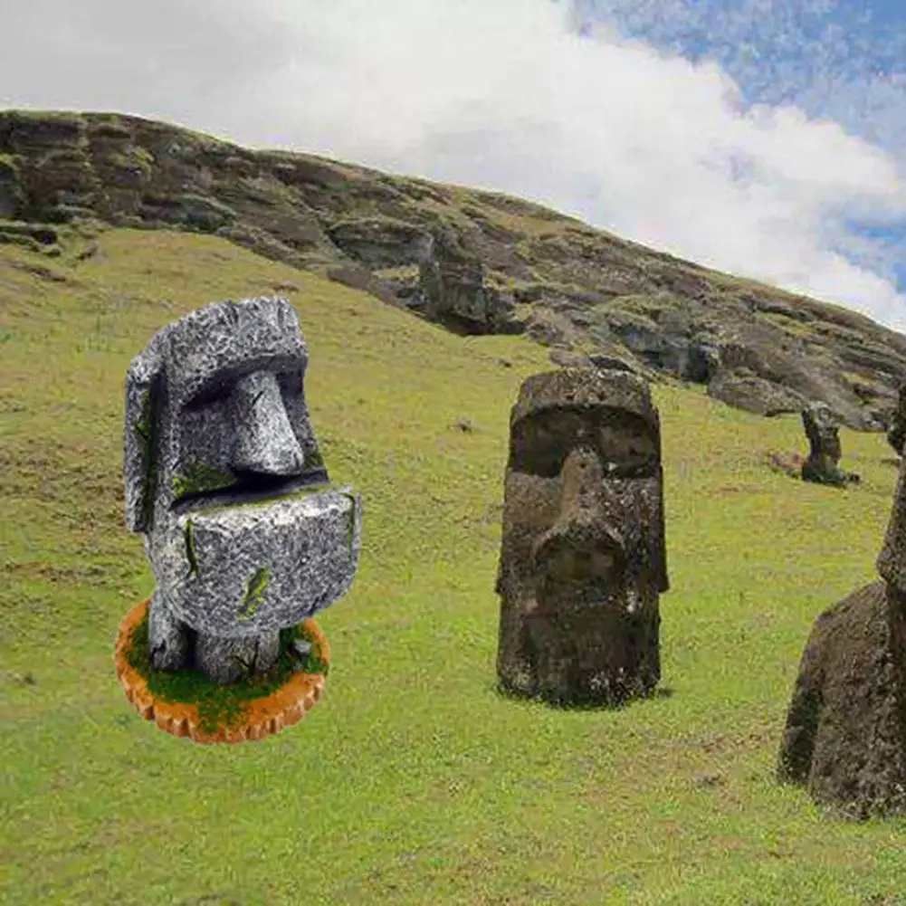 Пасхальный остров Moai держатель ручки хранения карандаш украшение цветочный горшок офисные принадлежности