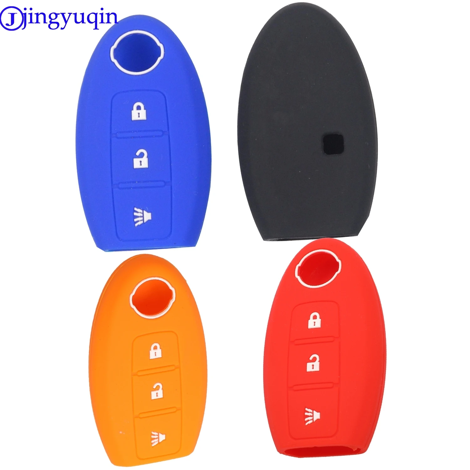 jingyuqin Remote 3B Silicone Car Key Cover Case For Nissan Qashqai
