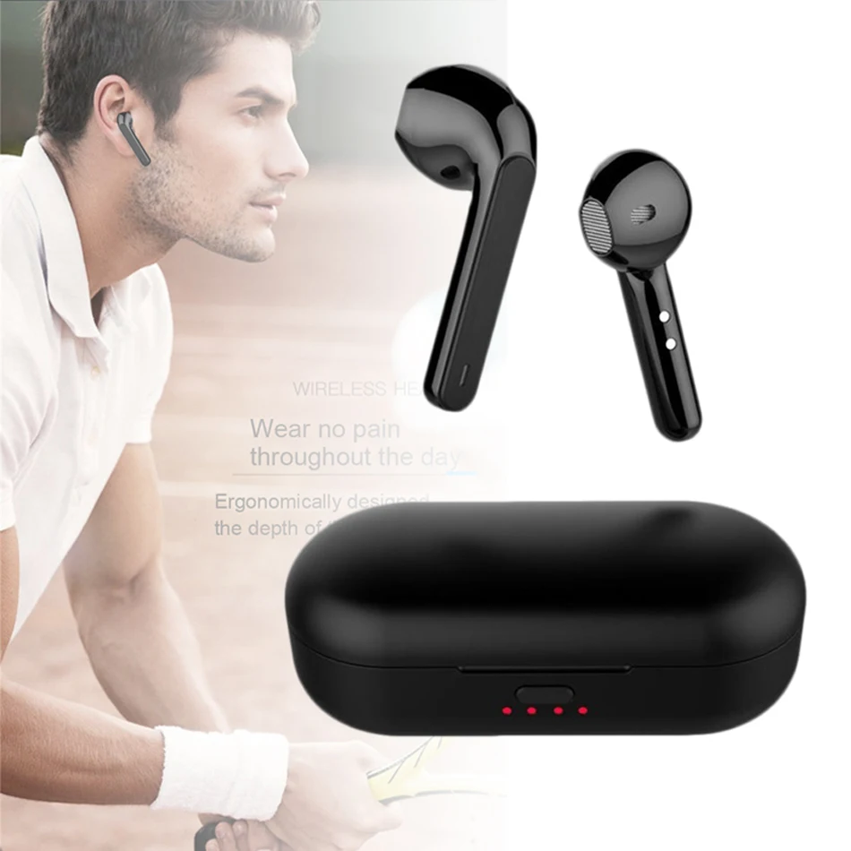 L8 TWS Wireless Earpiece Bluetooth 5 0 Earphones Sport Earbuds Headset With Mic For Smart Phone Xiaomi Samsung iPhone Huawei LG