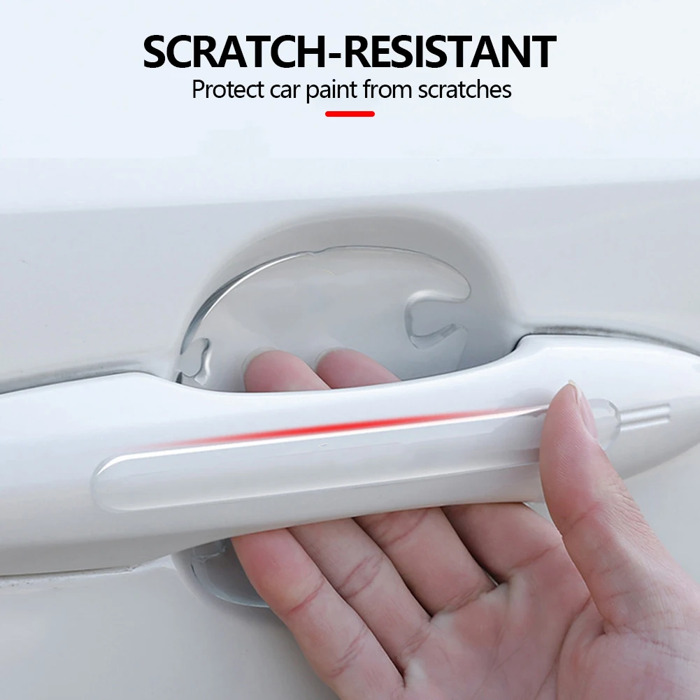 Car Door Handle Bowl Scratch Protective Invisible Transparent Stickers