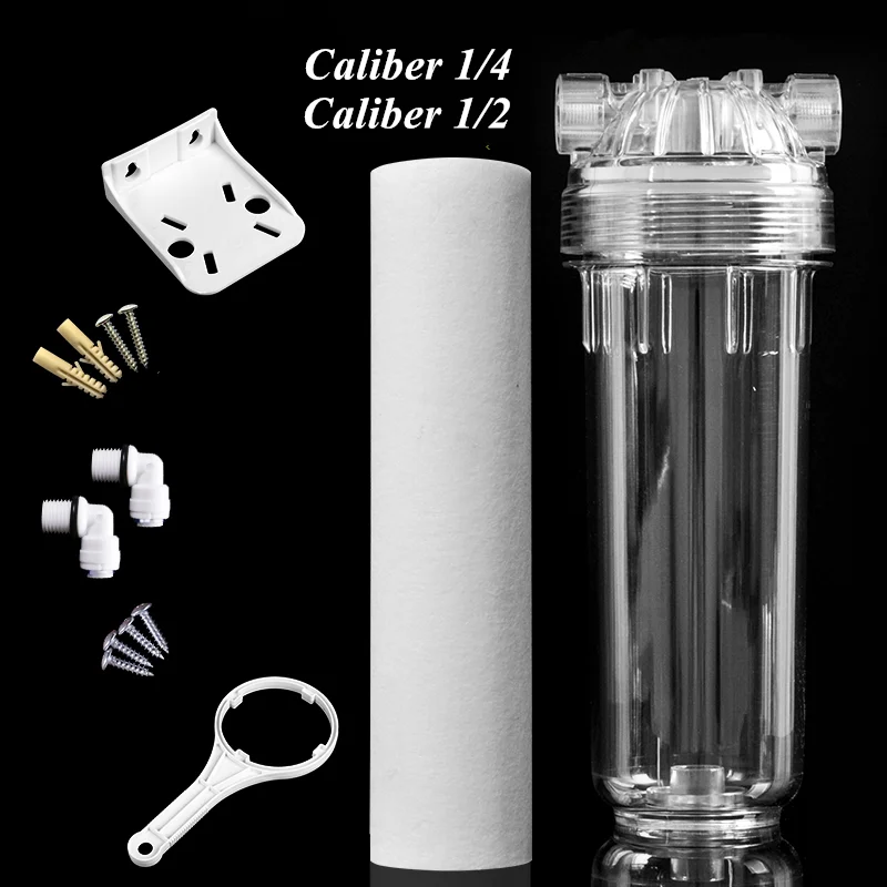 Water Filter Housing 1/4 1/2 Replacement Parts 10 Purifier AliExpress