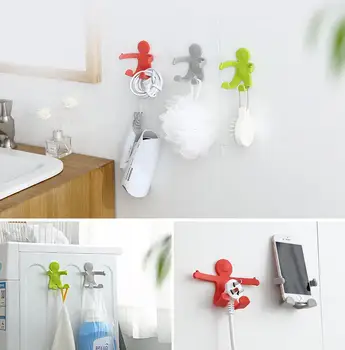 A2823 Creative Free Form Transformation Villain Embrace Toothbrush ya gao jia Modeling Multi-functional Bathroom Traceless Hook
A2823 Creative Free Form Transformation Villain Embrace Toothbrush ya gao jia Modeling Multi-functional Bathroom Traceless Hook