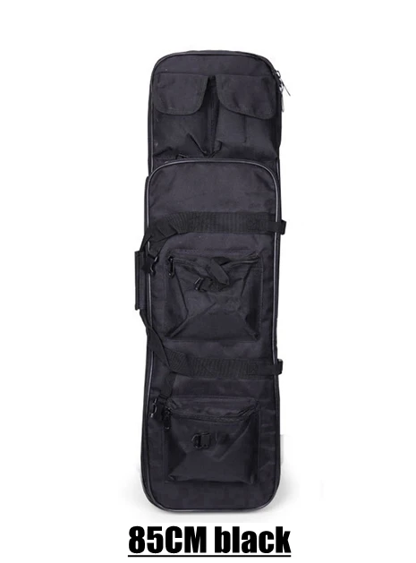 85CM black 85 см, 100 см, 120 см, чехол для винтовки, сумка, тактический военный карабин, мягкая сумка, страйкбольная кобура, сумка для оружия, аксессуары для винтовки - Цвет: 85CM black