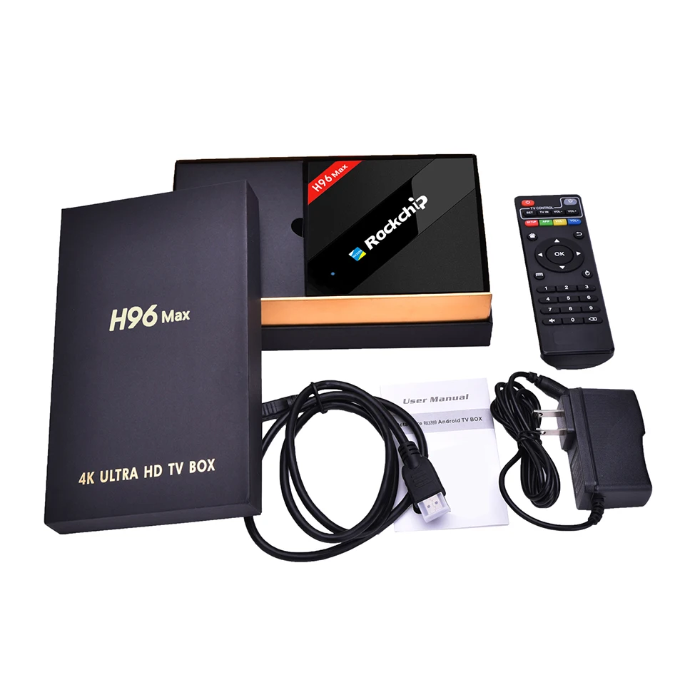 H96 Max Android tv Box 4G 32G RK3399 Mali-T860 GPU 4K box WiFi Bluetooth Android box телеприставка