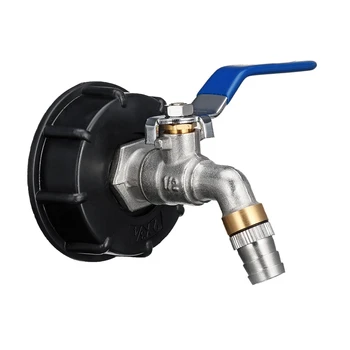 

IBC Ball Outlet Tank 3/4" Food Drain Adapter S60X6 Grade Household 1000 L Tank Rainwater Container Brass Hose Faucet Valve Tools
