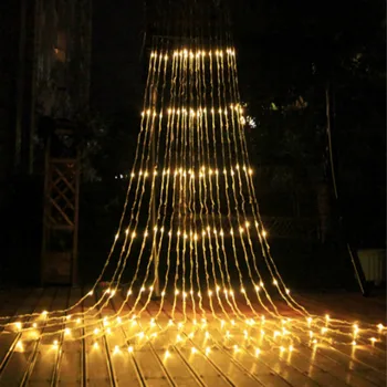 

3x2M/3x3M/6x3M Waterfall Meteor Shower Curtain Icicle LED String Light Christmas Wedding Party garland fairy Decoration lights