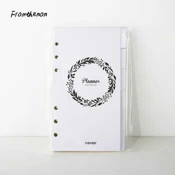 

Spiral Notebook A6 Filler Papers Diary Book Inner Core For Filofax Spiral Planner Inner Pages Office & School Supplies