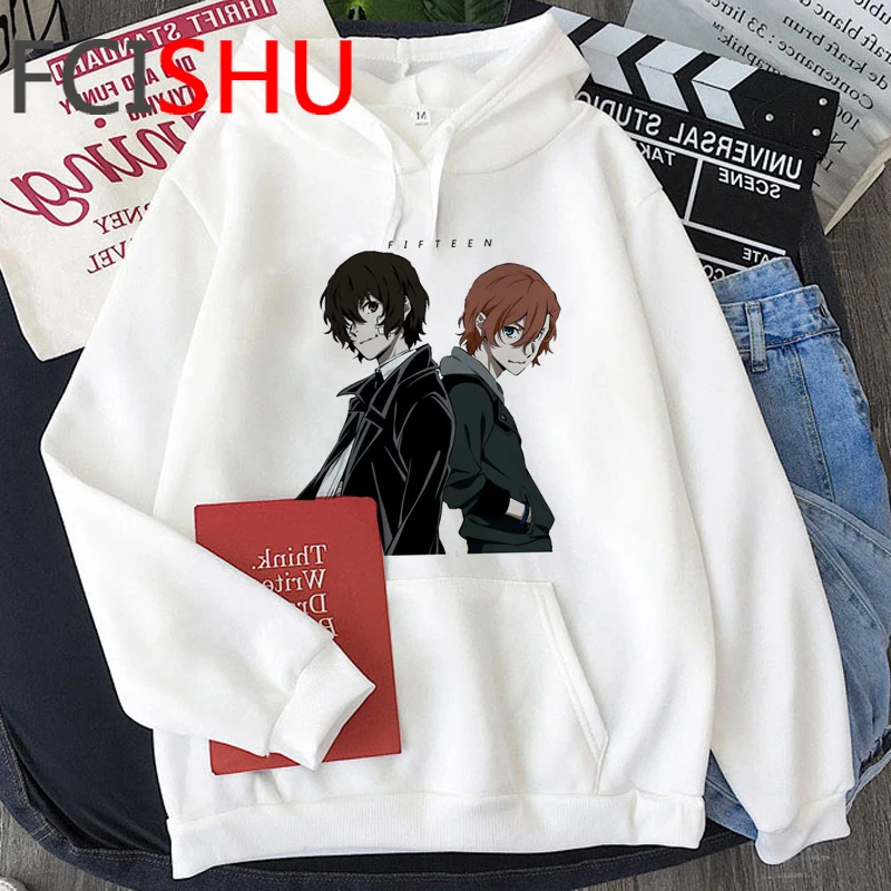 Graphic Sweatshirt Hoody Bungou Stray Dogs Japanese Anime Nakahara Cartoon Cute Kawaii
