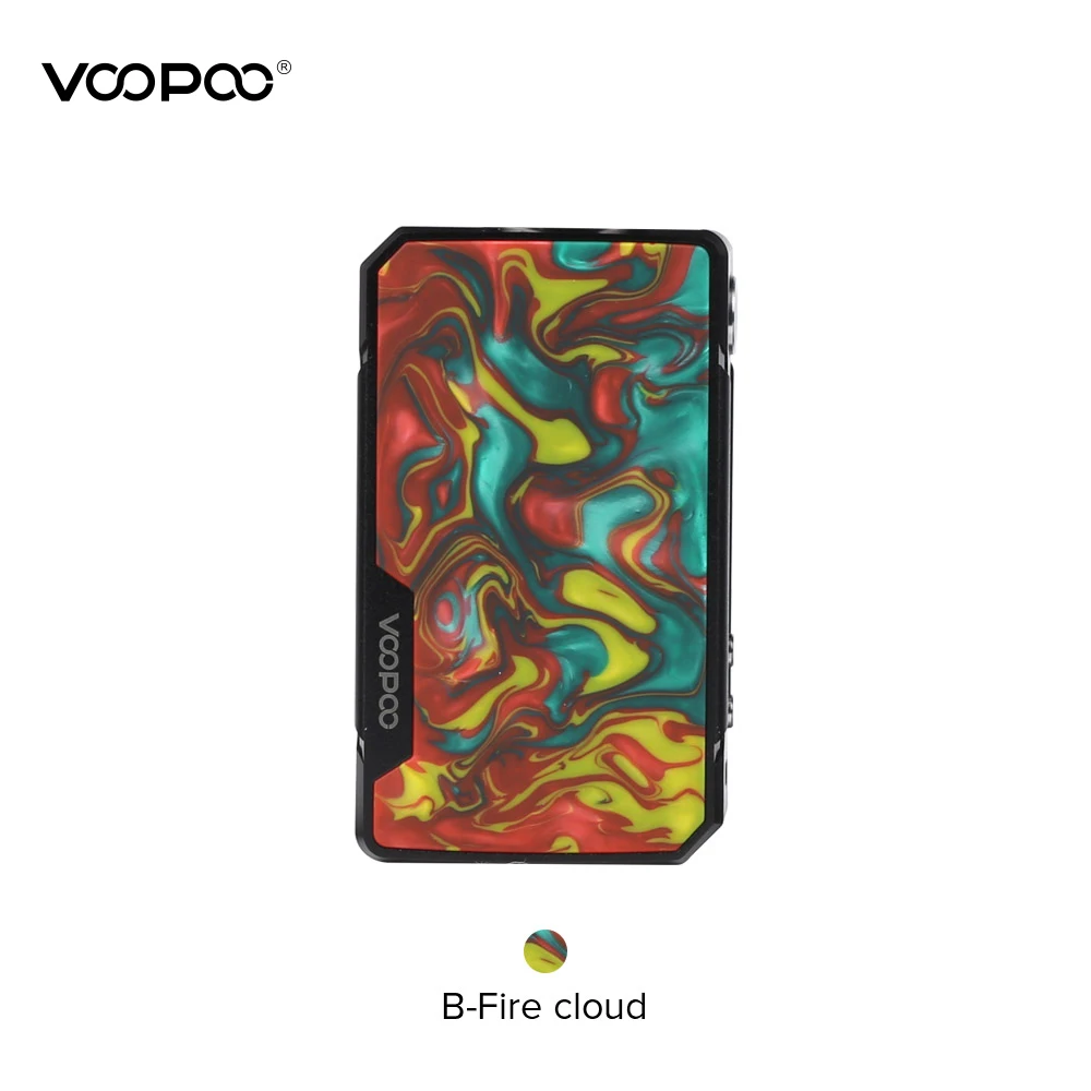 B-Fire Cloud VOOPOO DRAG 2 мод 177 Вт полимерная коробка мод Питание от двойной батареи 18650 Voopoo мод электронная сигарета против Drag Nano X217 - Цвет: B-Fire Cloud