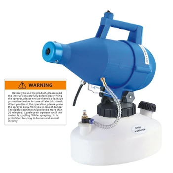 

Electric ULV Fogger Portable Ultra-Low Volume Atomizer Sprayer Fine Mist Blower Pesticide Nebulizer 4.5L Insecticide Nebulizer