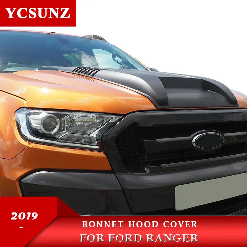  Bonnet Scoop Hood For Ford Ranger T7 2019 Wildtrack For Ford Endeavour Everest 2016 2017 2018 2019 