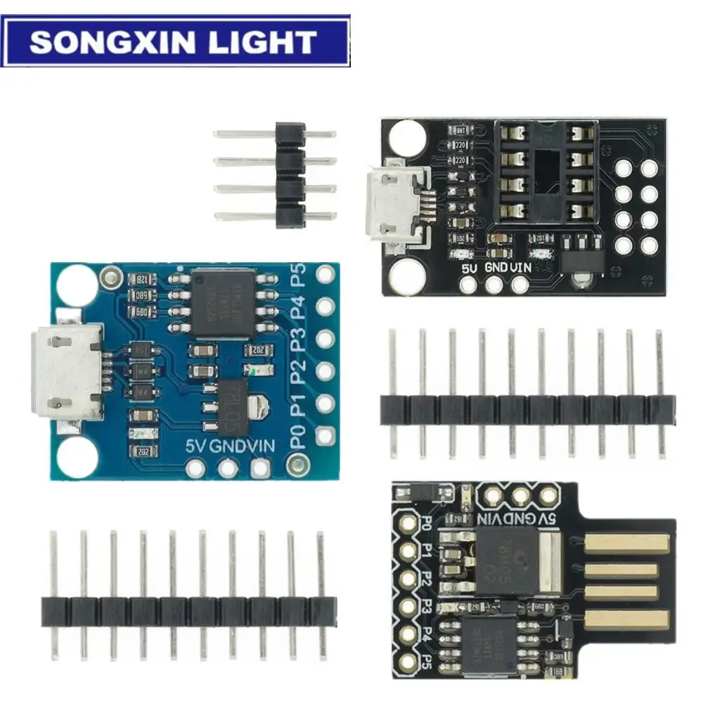 1 шт. синий черный TINY85 Digispark Kickstarter Micro Development Board ATTINY85 модуль для Arduino IIC I2C USB |